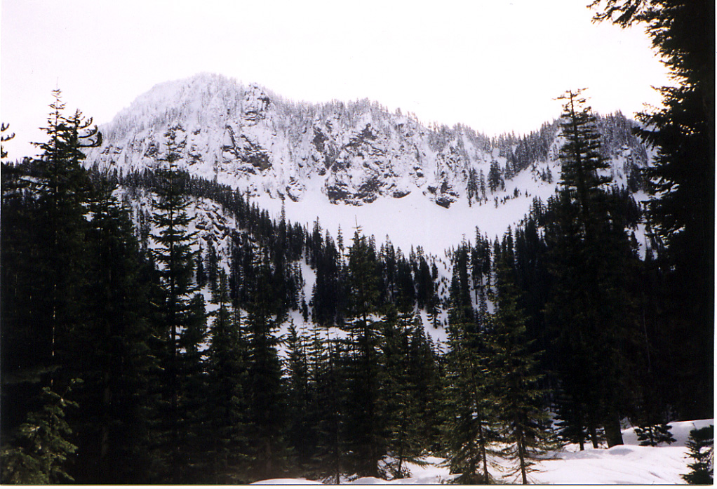 North face of Abiel in winter