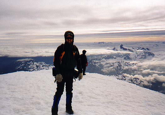 Matt on the summit of Mt. Baker
