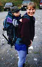 Maren and Bryden at the Little Si trailhead