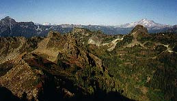 NE ridge of Mt. Dickerman and Twin Peaks