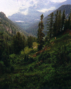 Hanging valley on the east side of Mt. Forgotten