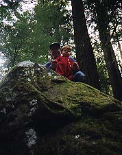 William on top of Pride Rock