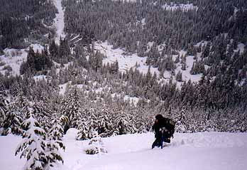 Descending Mt. Washington