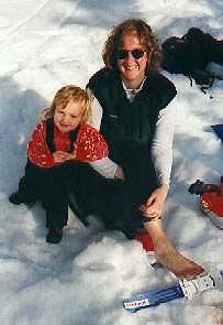 Brenda's many colored toenails