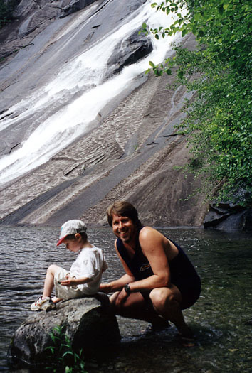 Matt and Bryden in Lipsey Lake