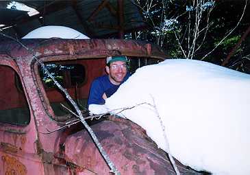 Steve getting ready to drive the truck away